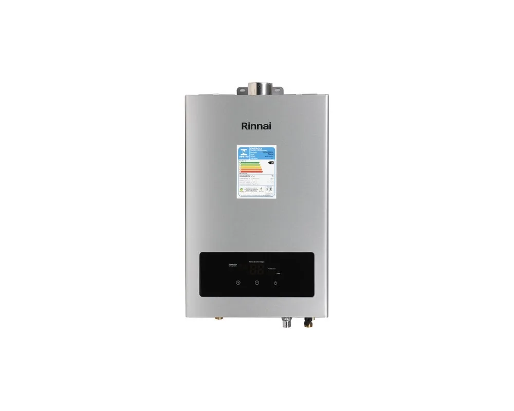 Aquecedor a gás Rinnai E15 — Prata